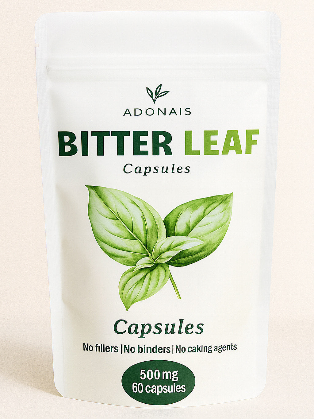 Bitterleaf Capsules 500 mg – (60 count)