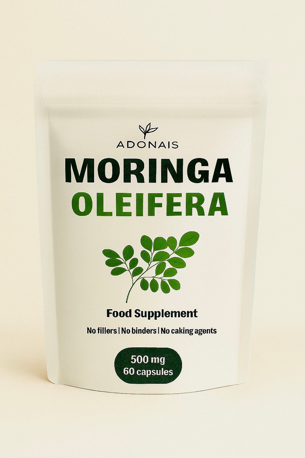 Pure Moringa Oleifera Capsules 500mg (60 count)