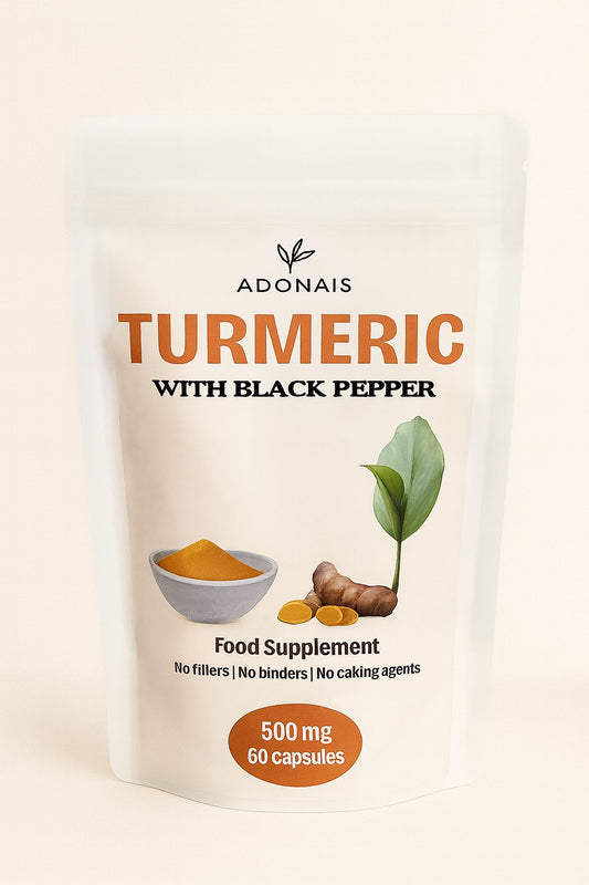 Turmeric with Black Pepper Capsules – 500 mg (60 count)